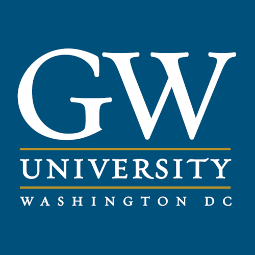 GW University, Washington, DC logo is shown in the picture