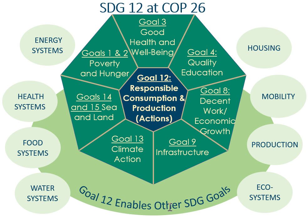 Sustainable Consumption at COP 26 conference datasheet